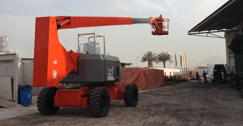 Crank Moutned Scissor Platform