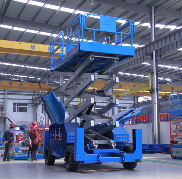 Rough Terrin Scissor Lift Assemble