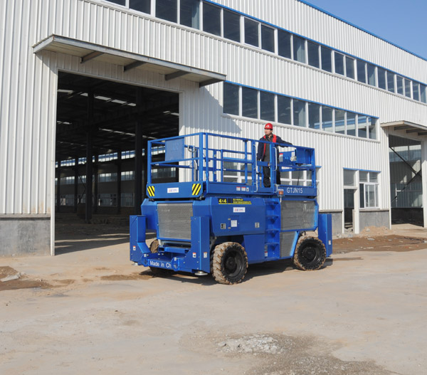 Scissor Litf Vehicle Running Test