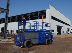 Hydraulic source system of truck scissor lifts platform